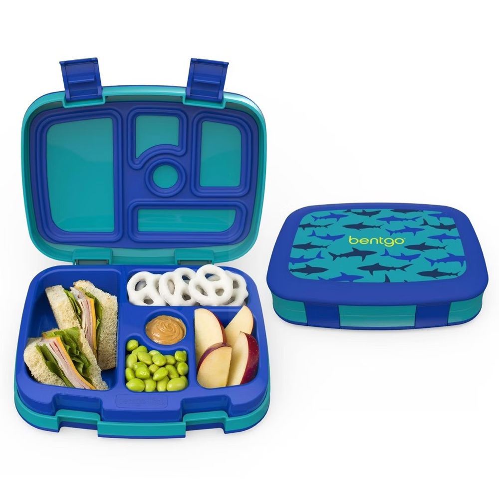 Bentgo Kids Lunch Box - Blue and Teal
